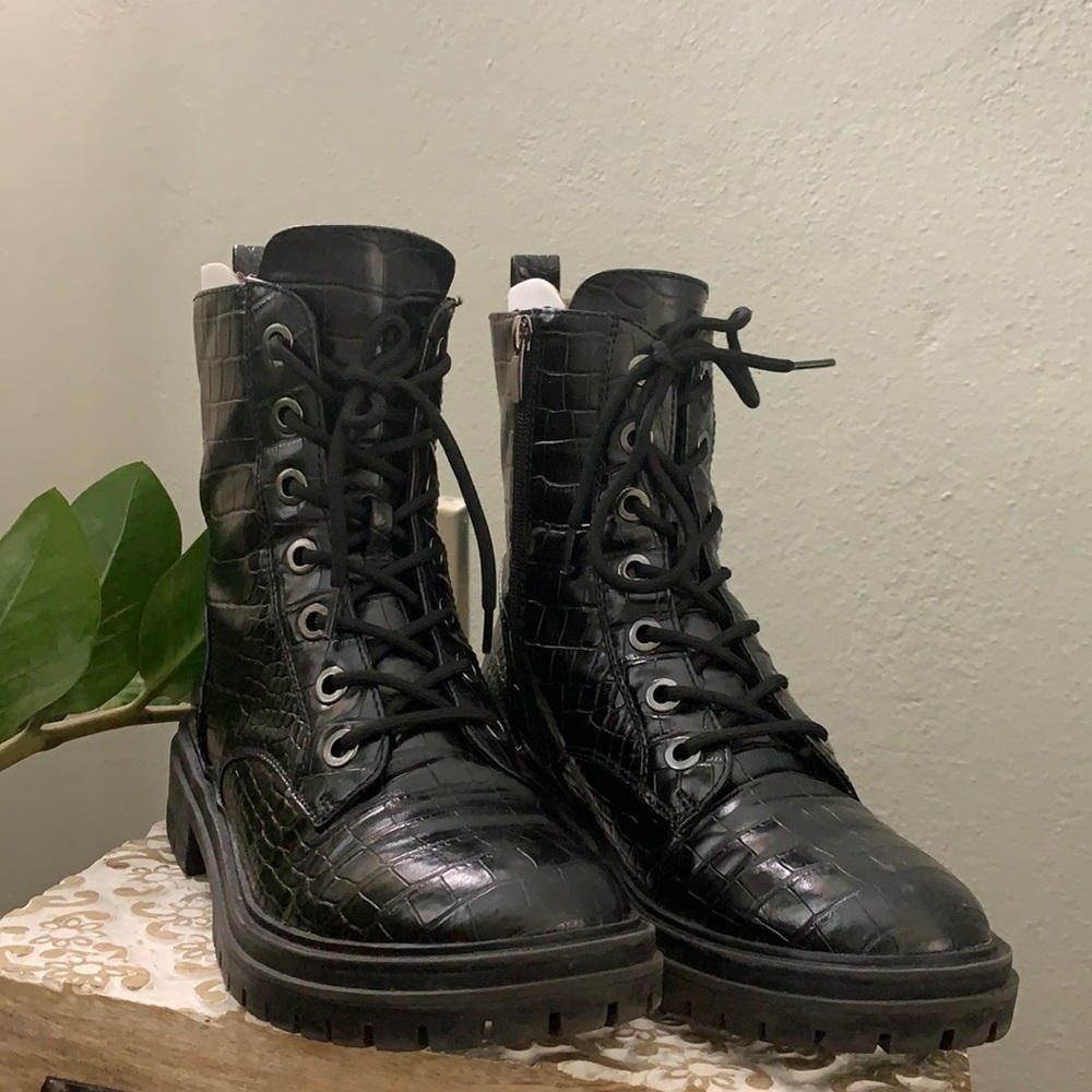 Nine West combat boots